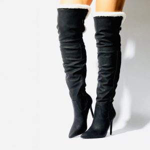 BOTAS LOVE CIRCLE BLACK