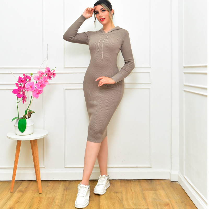VESTIDO PUNTO CAPUCHA