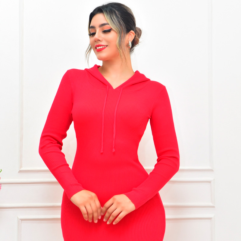 VESTIDO PUNTO CAPUCHA