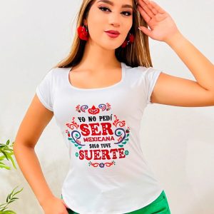 BLUSA MEXICANA SUERTE