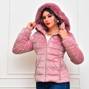 CHAMARRA PUFFER ATERCIOPELADA