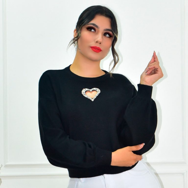 SUETER CUT OUT CORAZÓN