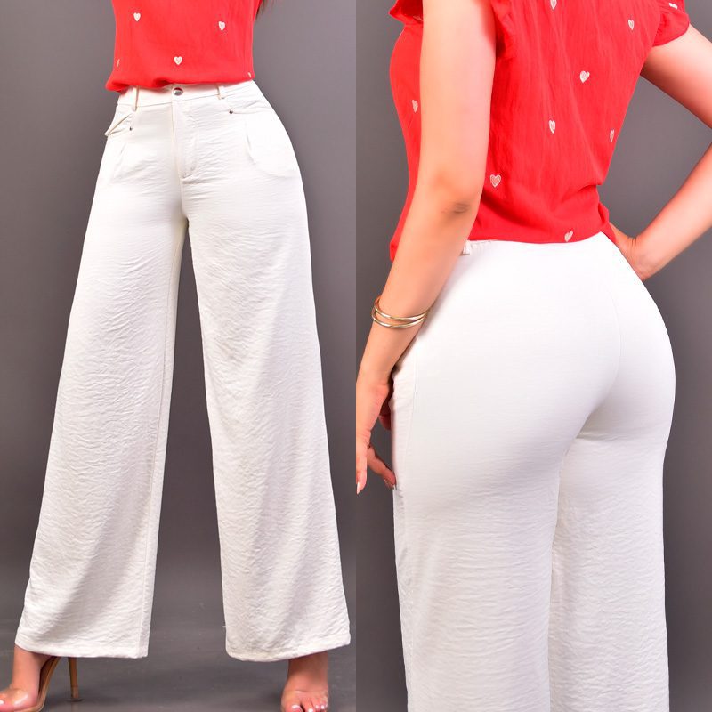 PANTALÓN AMPLIO EFECTO CRUSH