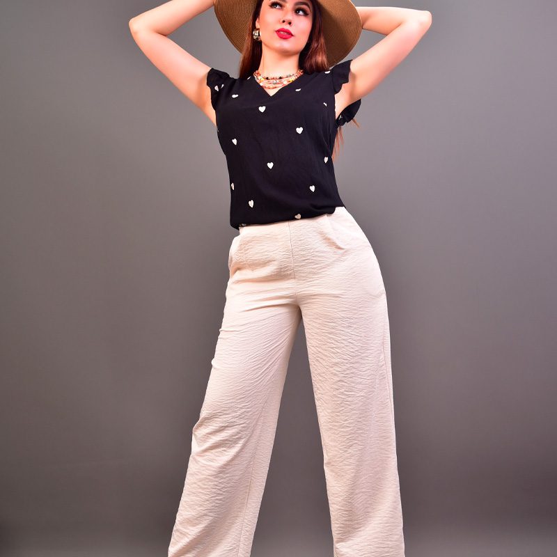 PANTALÓN AMPLIO EFECTO CRUSH