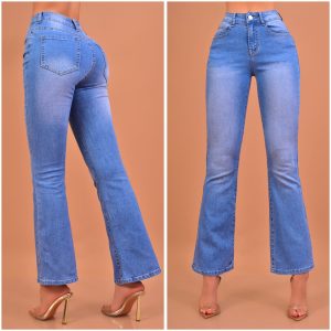JEANS ACAMPANADO TIRO ALTO