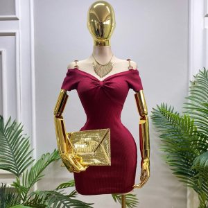 VESTIDO TIRANTES METAL