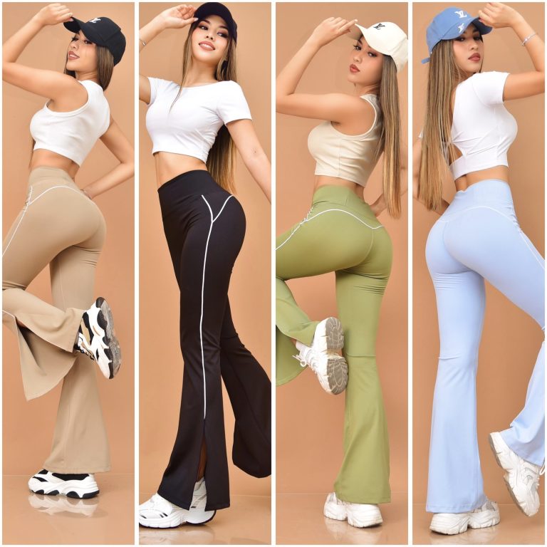 LEGGINGS FLARE CON ABERTURAS