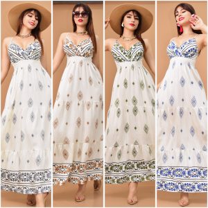 VESTIDO ESTAMPADO GEOMETRICO