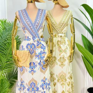 MAXIVESTIDO ESTAMPADO