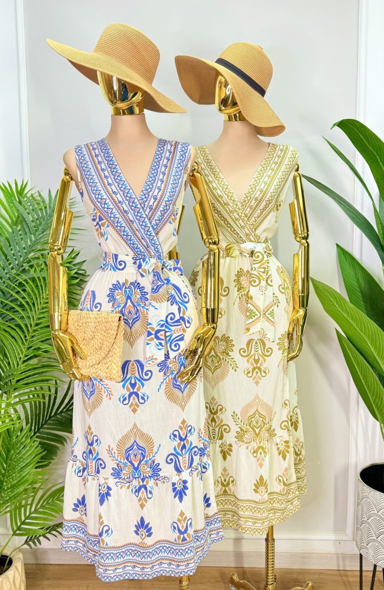 MAXIVESTIDO ESTAMPADO
