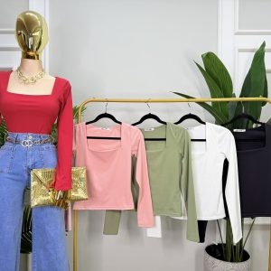 BLUSA BÁSICA MANGA LARGA