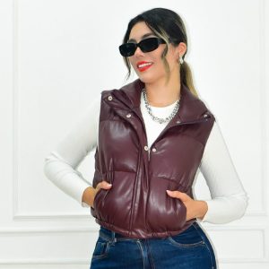 CHALECO PUFF CUELLO ALTO