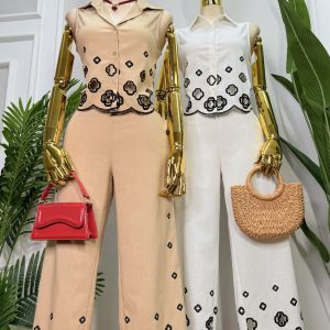 CONJUNTO ELEGANCIA BORDADA