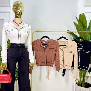 BLUSA DE VISCOSA TIPO SUETER