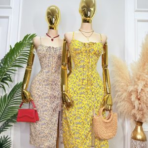 VESTIDO MIDI FLORAL