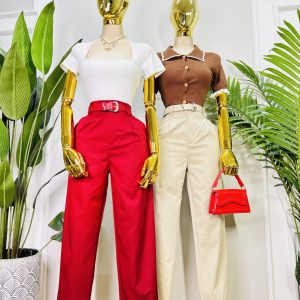 PANTALON CASUAL CON CINTURON