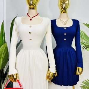VESTIDO CANALÉ MANGA LARGA