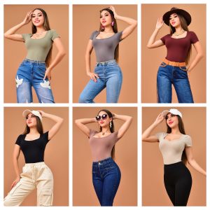 BLUSA BASICA MANGA CORTA