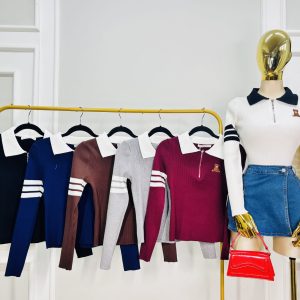 BLUSA ACANALADA MANGA LARGA