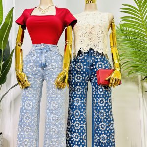JEANS RECTO BORDADO
