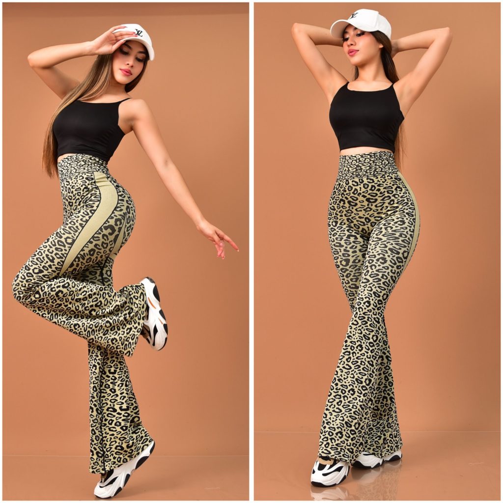 LEGGINGS FLARE ANIMAL PRINT
