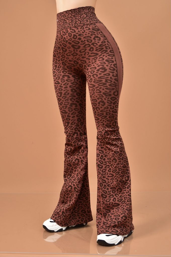 LEGGINGS FLARE ANIMAL PRINT