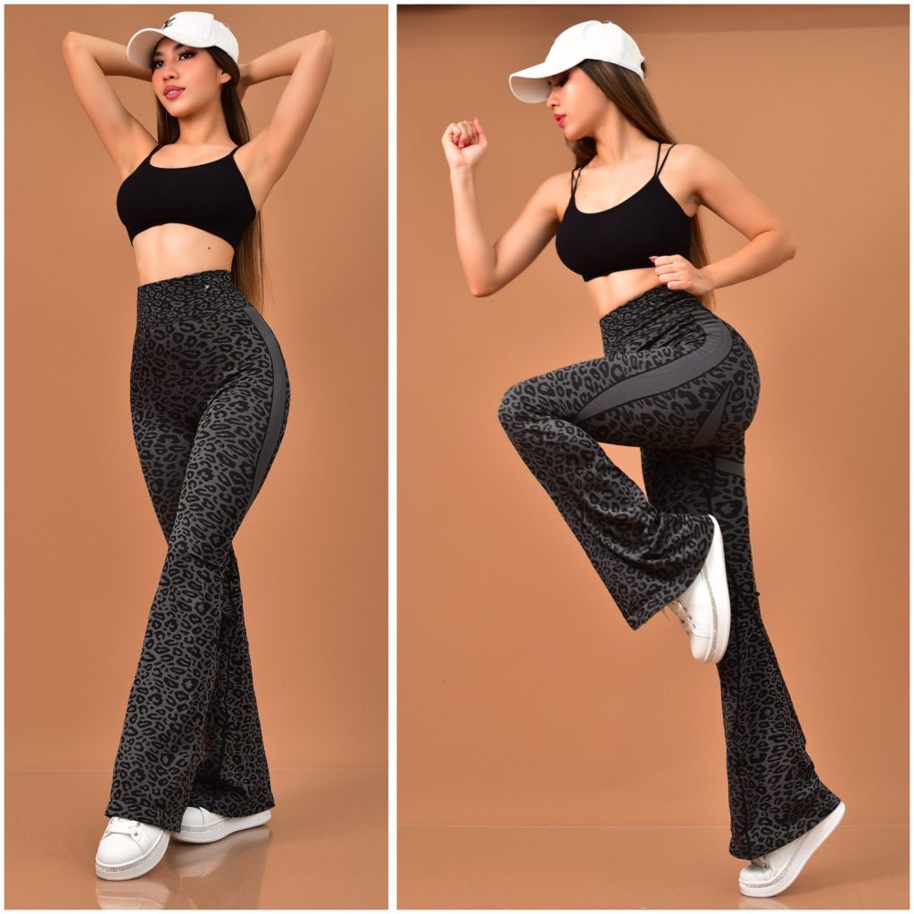 LEGGINGS FLARE ANIMAL PRINT