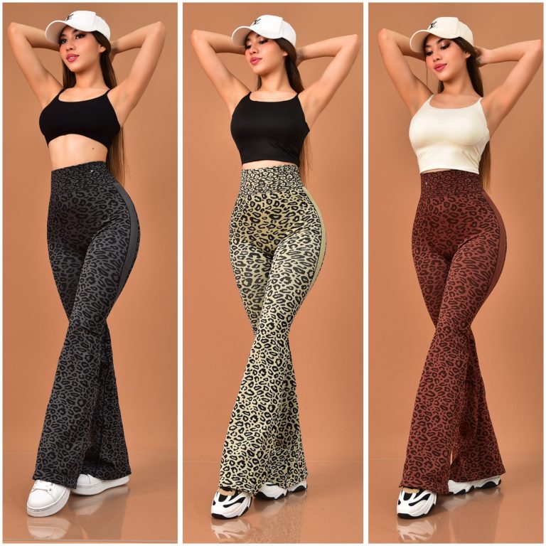 LEGGINGS FLARE ANIMAL PRINT