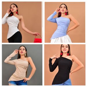 BLUSA ELÁSTICA ONE SHOULDER
