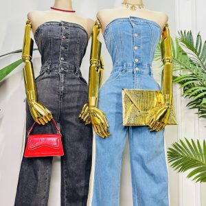 JUMPSUIT DE MEZCLILA STRAPPLES