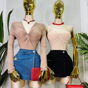 FALDA SHORT DEMIN BOLSILLO LATERAL