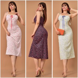 VESTIDO ROMANTICO ESTAMPADO FLORAL