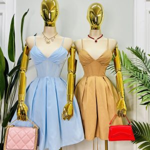 MINI VESTIDO CORSETERO