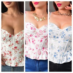BLUSA CORSET FLORAL