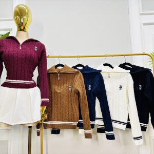 SUETER TEJIDO CON CIERRE HALF-ZIP