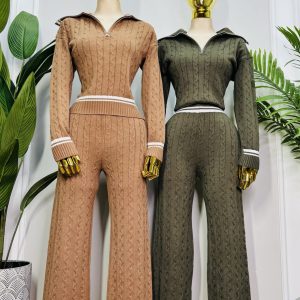 CONJUNTO DISEÑO DE PUNTO TRENZADO