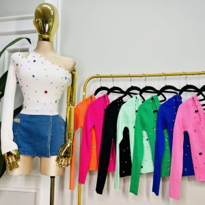 BLUSA TEJIDO DE PUNTO ONE SHOULDER