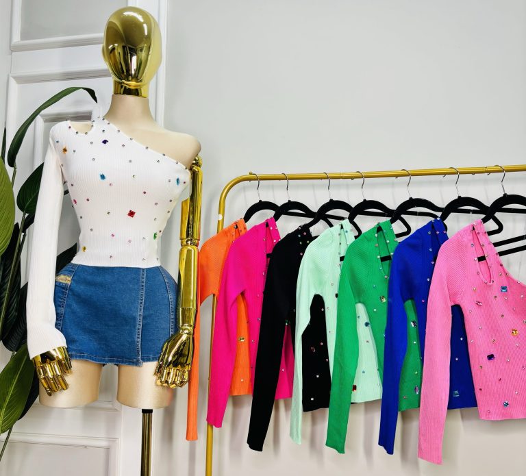 BLUSA TEJIDO DE PUNTO ONE SHOULDER