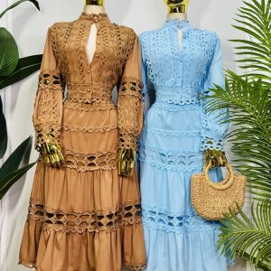 CONJUNTO FALDA ENCAJE CALADO