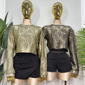 SUETER CORTO METALICO