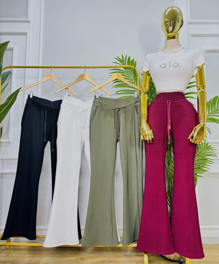 PANTS FLARE CON BOSILLOS