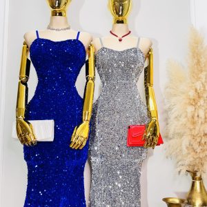 VESTIDO MIDI DE LENTEJUELA