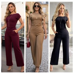 CONJUNTO ELEGANTE ASIMÉTRICO MINIMALISTA