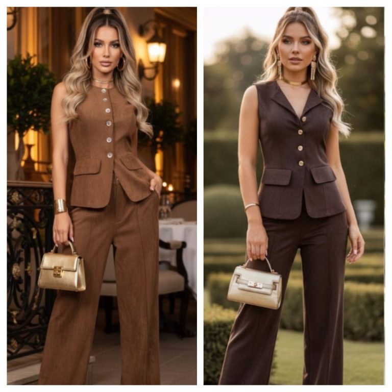 CONJUNTO SASTRE DE GAMUZA
