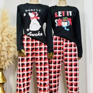 PIJAMA NAVIDEÑA 3 PIEZAS