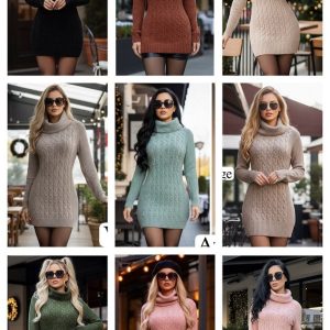 BLUSON TEJIDO DE CUELLO ALTO