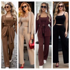 SET DE 3 PIEZAS RELAJADO Y ELEGANTE