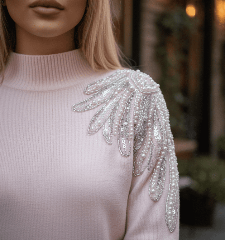 SUETER CON DETALLES DE LENTEJUELA