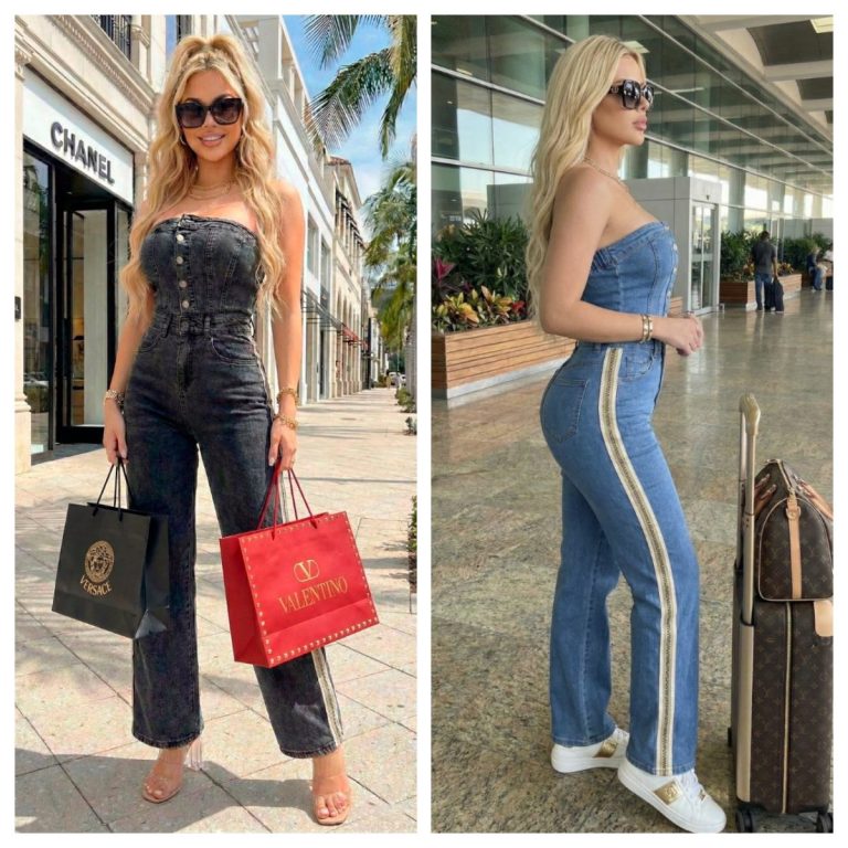 JUMPSUIT DEMIN STRAPLESS