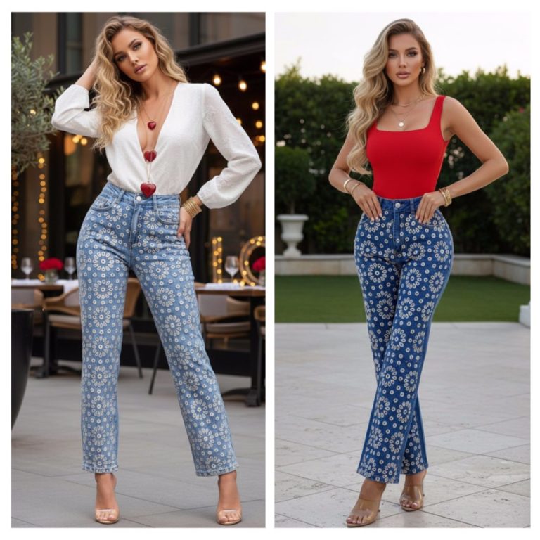 JEANS CON BORDADO